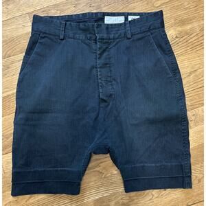 Men’s CH. Chapter Black Dropped Crotch Shorts Size 30 2139 3207 *C3